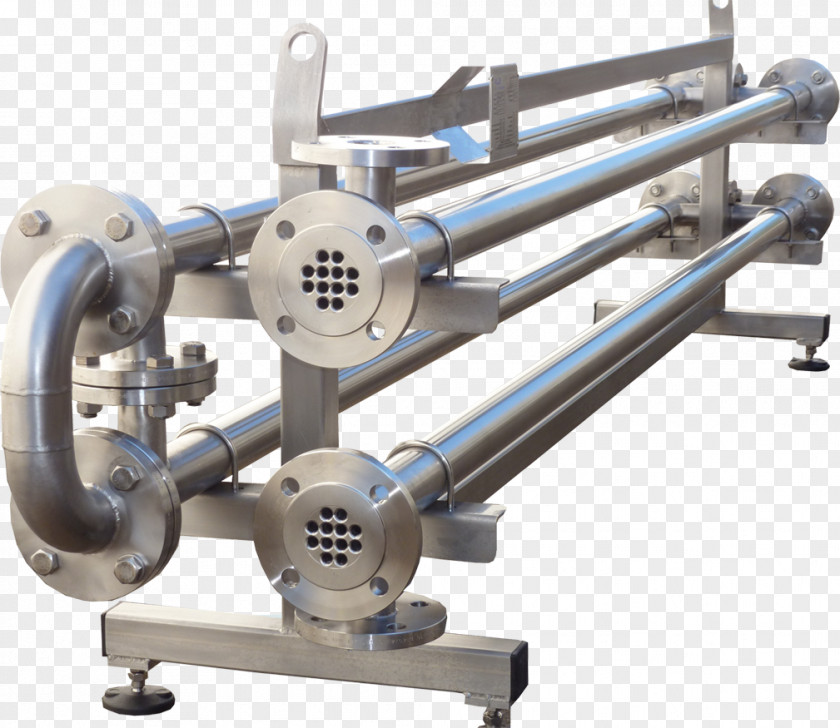Heat Exchanger Shell And Tube Liquid Stainless Steel PNG