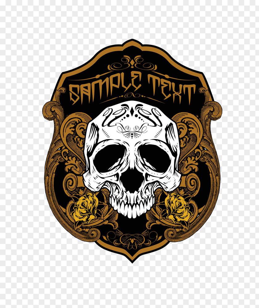 Skull T-shirt Art Illustration PNG
