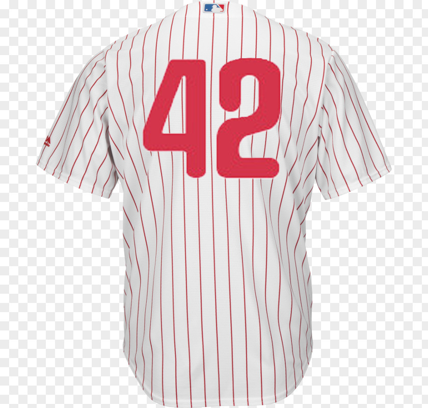 T-shirt Philadelphia Phillies MLB Majestic Athletic Jersey PNG