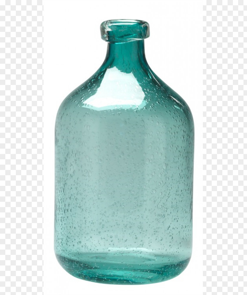 Vase Glass Bottle Blue Green PNG
