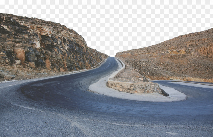 Winding Mountain Road Terrain Stock.xchng Landform Hill PNG