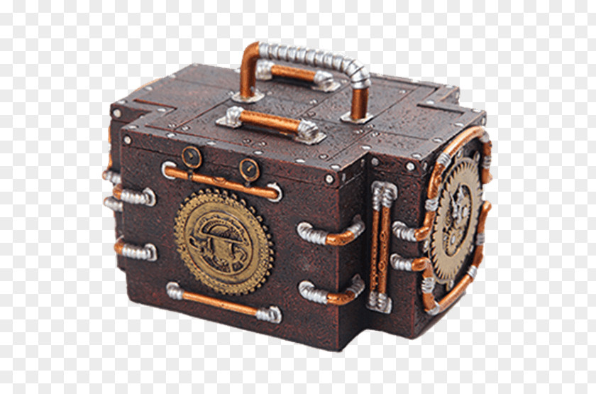 Box Steampunk Decorative Goth Subculture Gift PNG