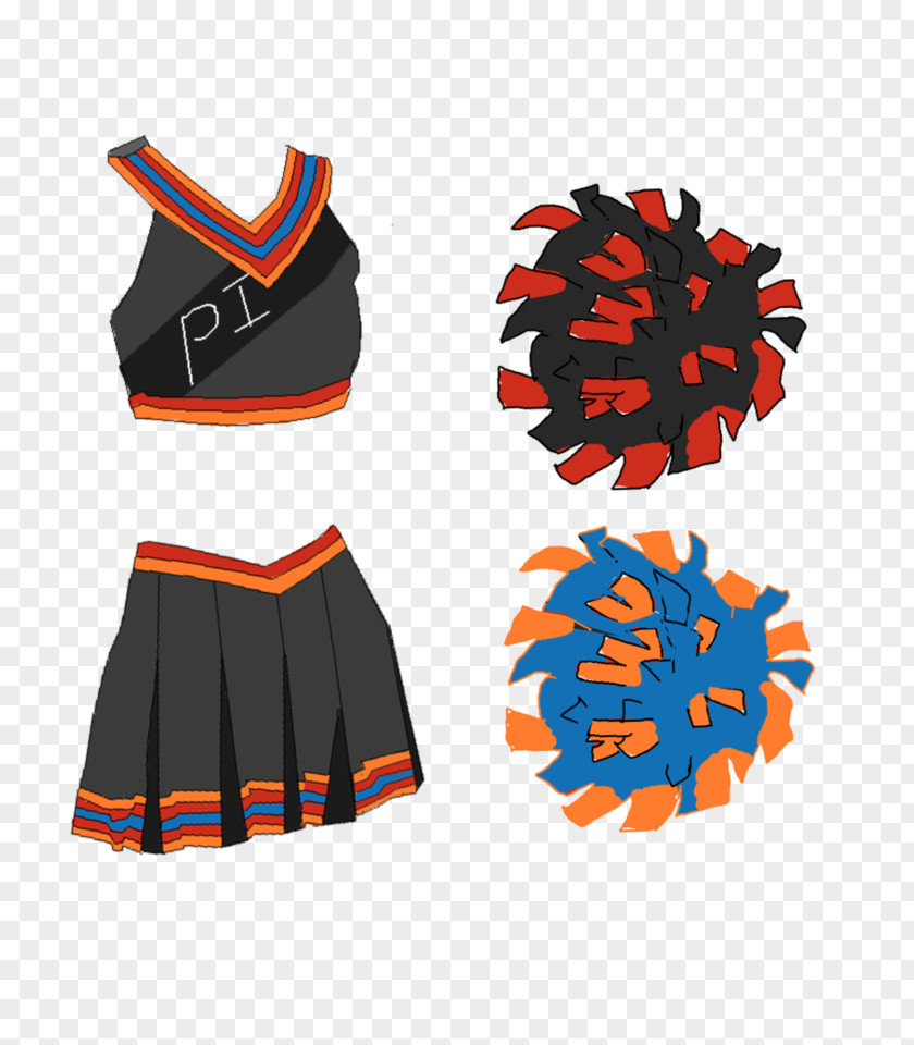 Cheerleader T-shirt Cheerleading Uniforms Sportswear PNG