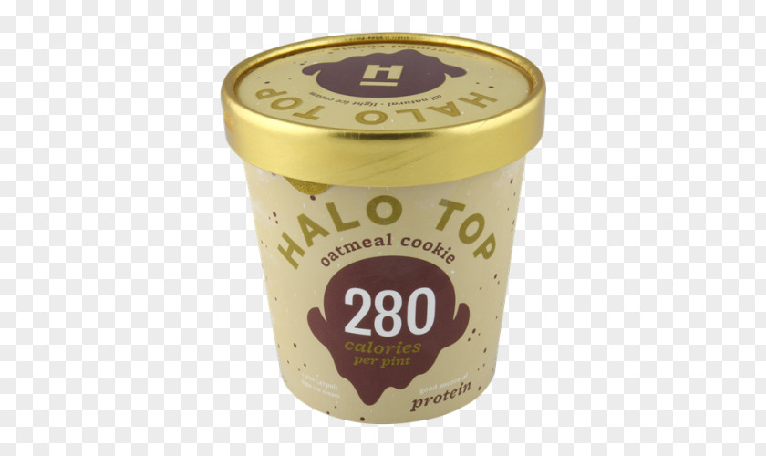 Ice Cream Latte Macchiato Halo Top Creamery Caramel Flavor PNG