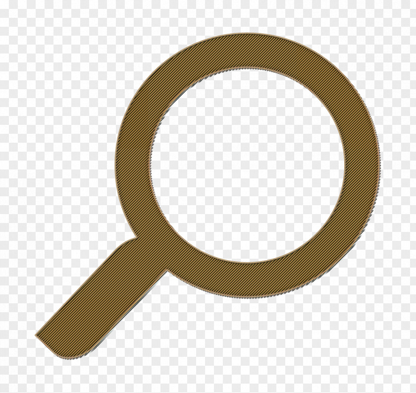 Magnifying Glass Search Icon Web Universal 02 PNG