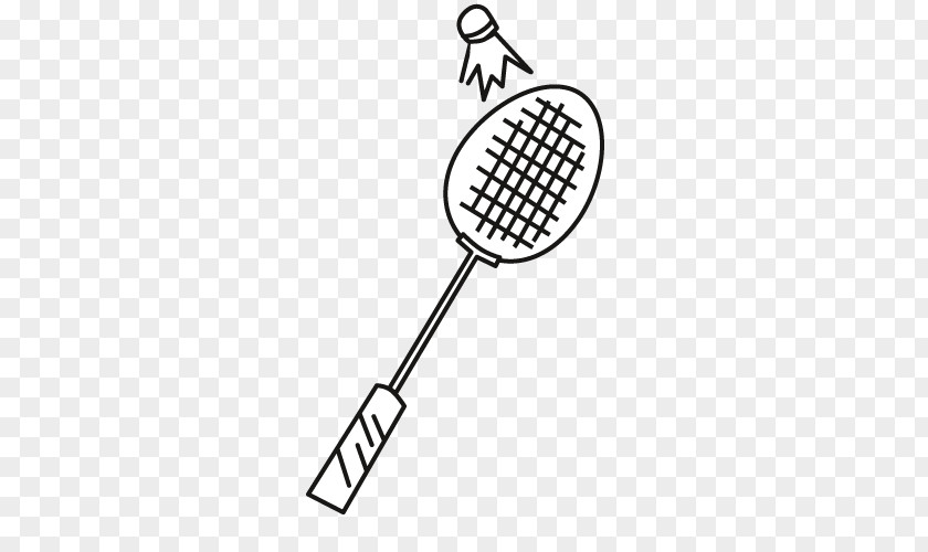 Tennis Rakieta Tenisowa Racket Line Art PNG
