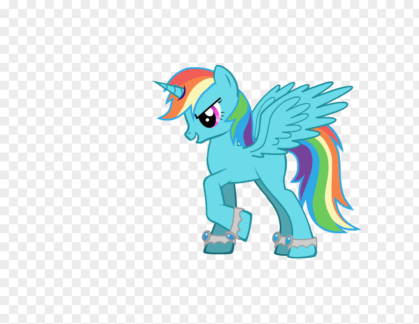 Unicorn Pony Rainbow Dash Winged PNG