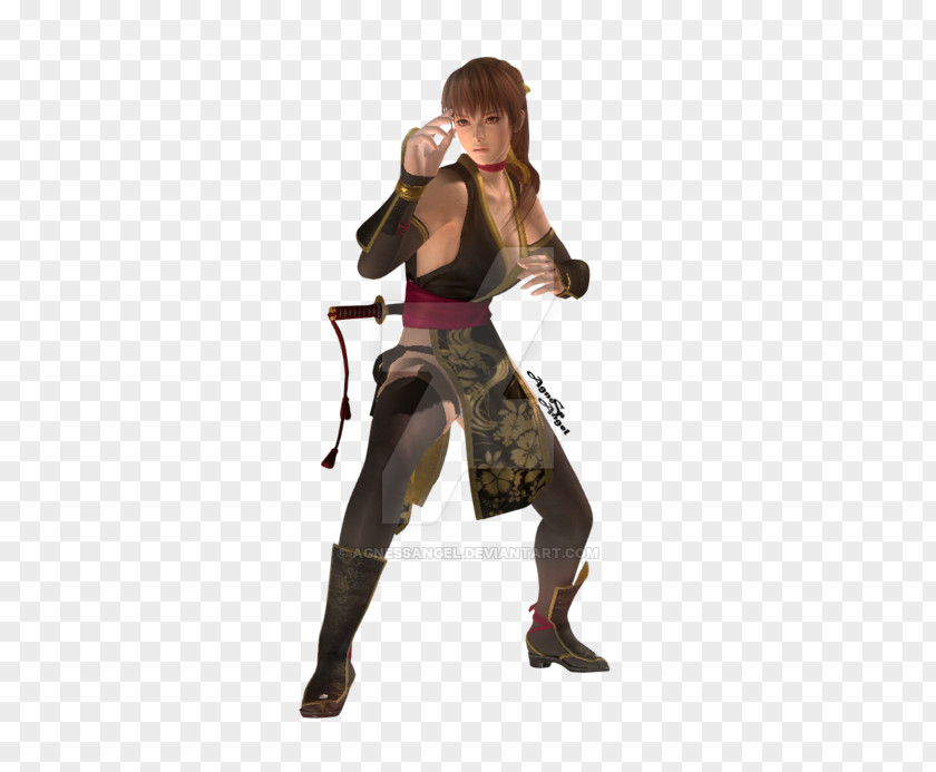 Kasumi Costume Performing Arts Shoulder Leggings PNG