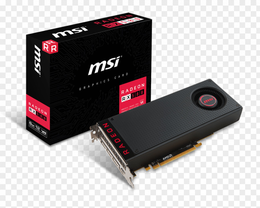 Computer Graphics Cards & Video Adapters AMD Radeon RX 580 Vega MSI 56 PNG