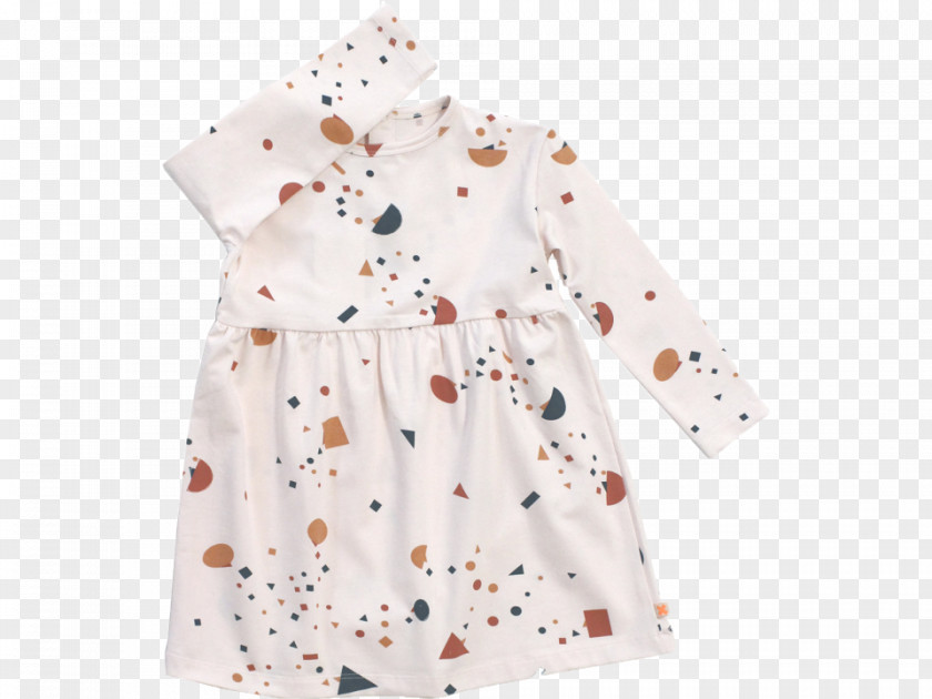 Dress Polka Dot Sleeve Outerwear PNG