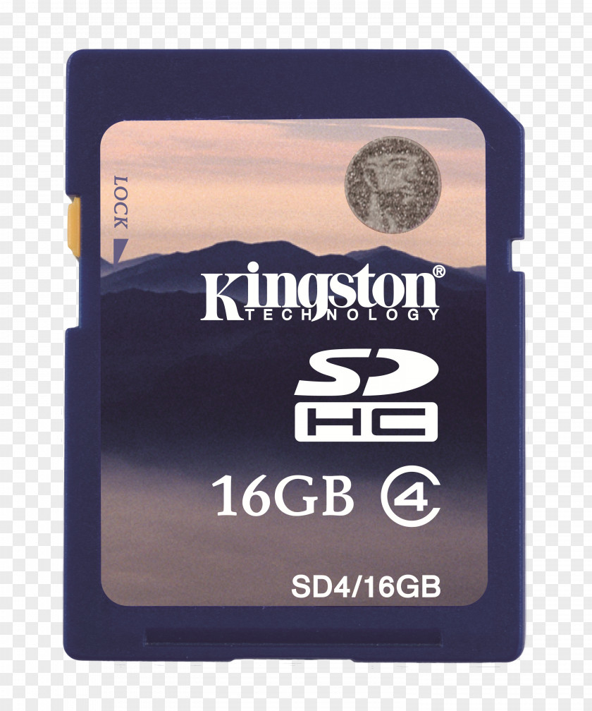 Memory Card Images Flash Cards Kingston Technology Secure Digital SDHC PNG