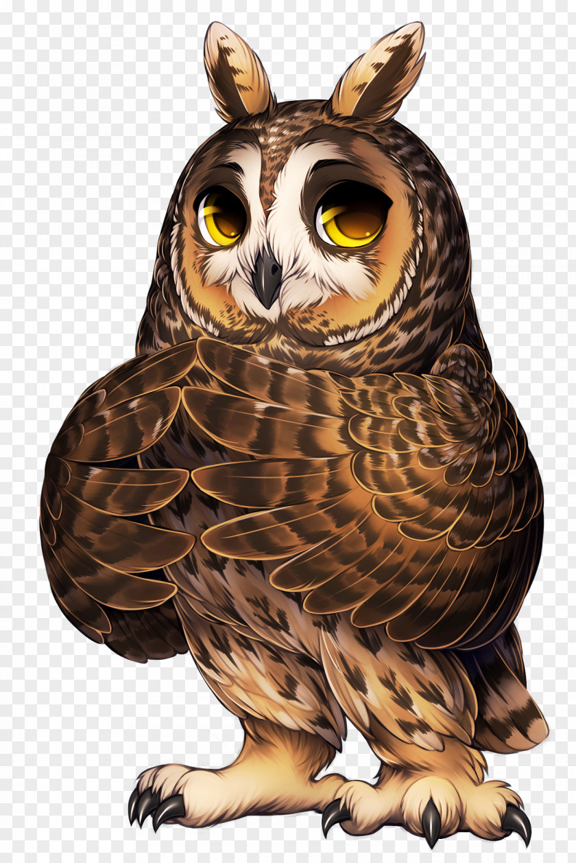 Tags Great Horned Owl Bird Of Prey Long-eared PNG