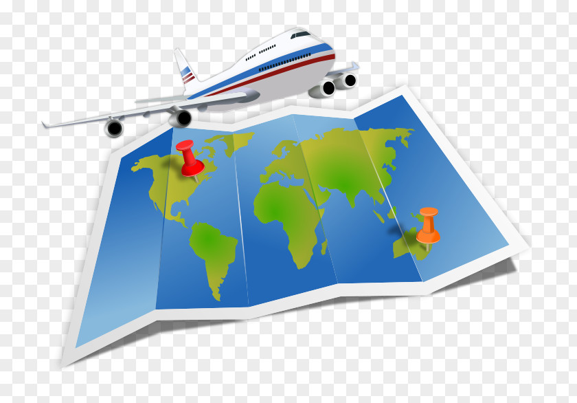 Traveller Cliparts Globe Air Travel Map Clip Art PNG