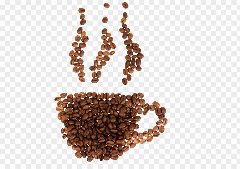Creative Coffee Bean Tea Moka Pot Clip Art PNG