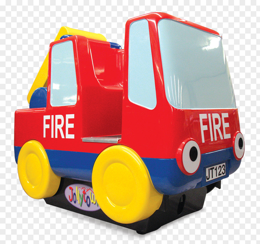 Fire Engine Car Bus Motor Vehicle Kiddie Ride PNG