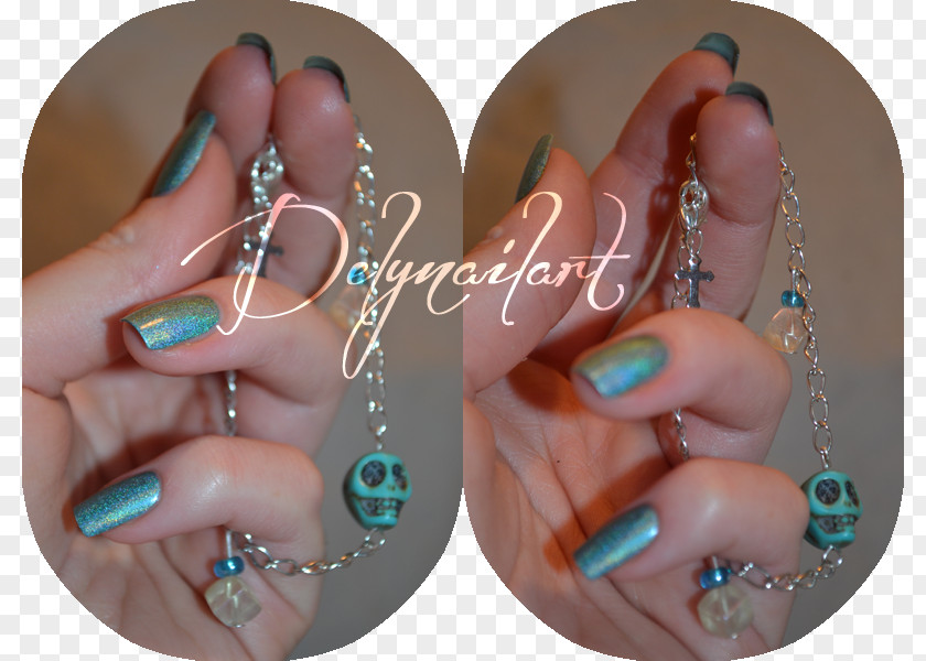 Nail Manicure Turquoise PNG