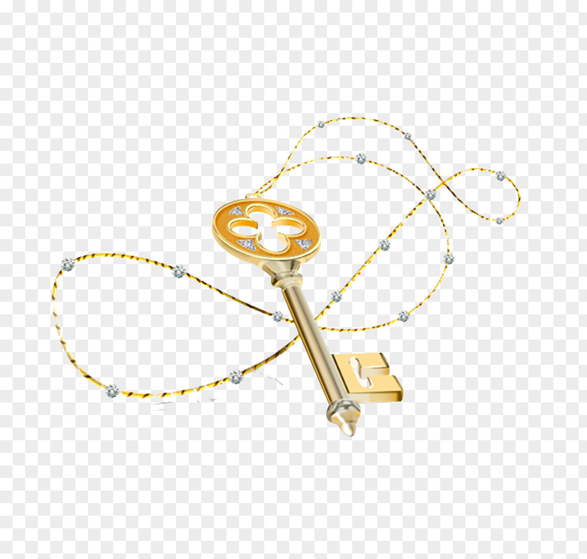 Necklace Jewelry Key PNG