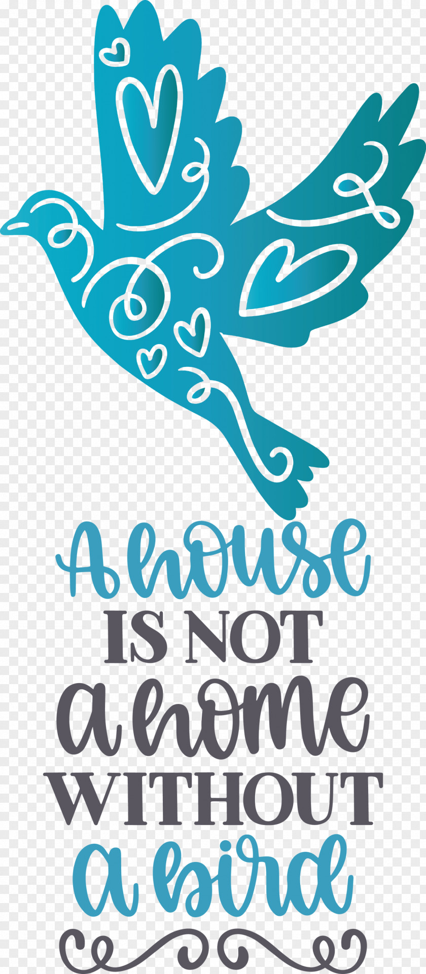 Bird Quote Home PNG