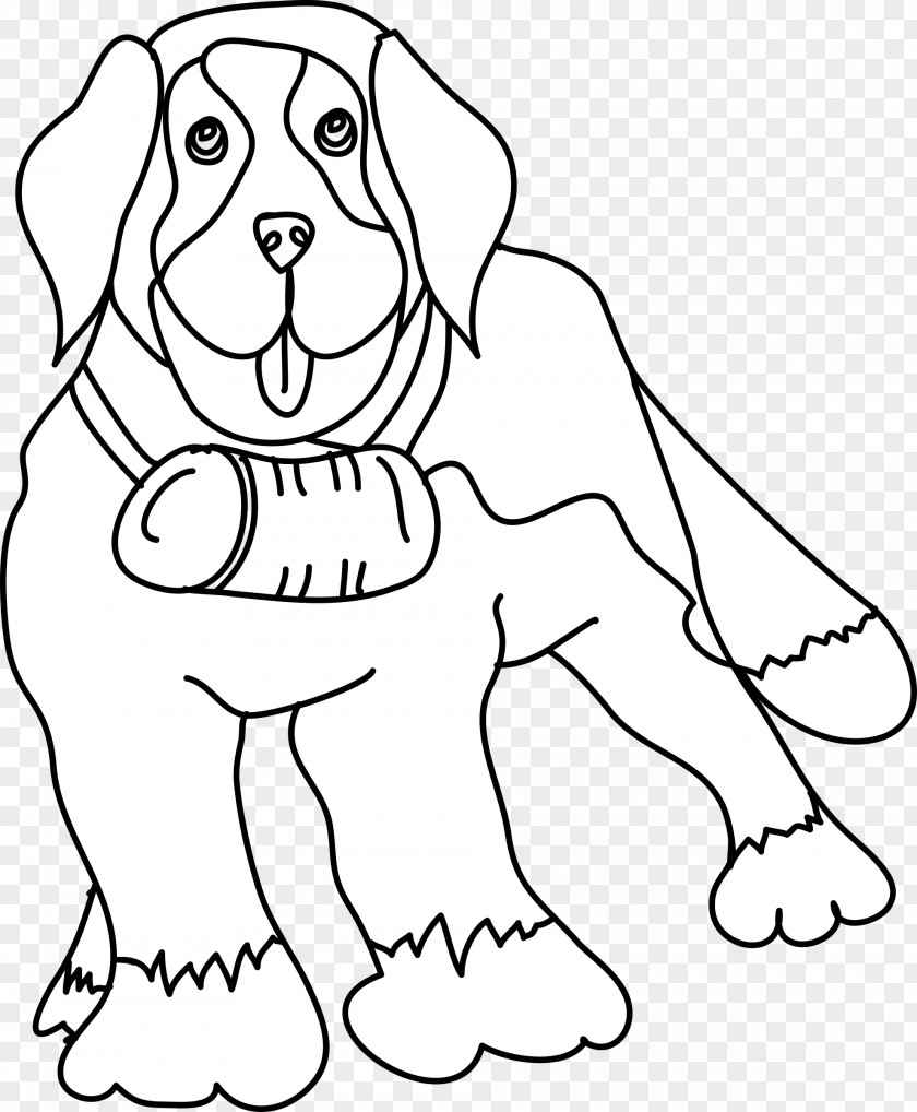 Dog Cartoon St. Bernard Dachshund Drawing Clip Art PNG