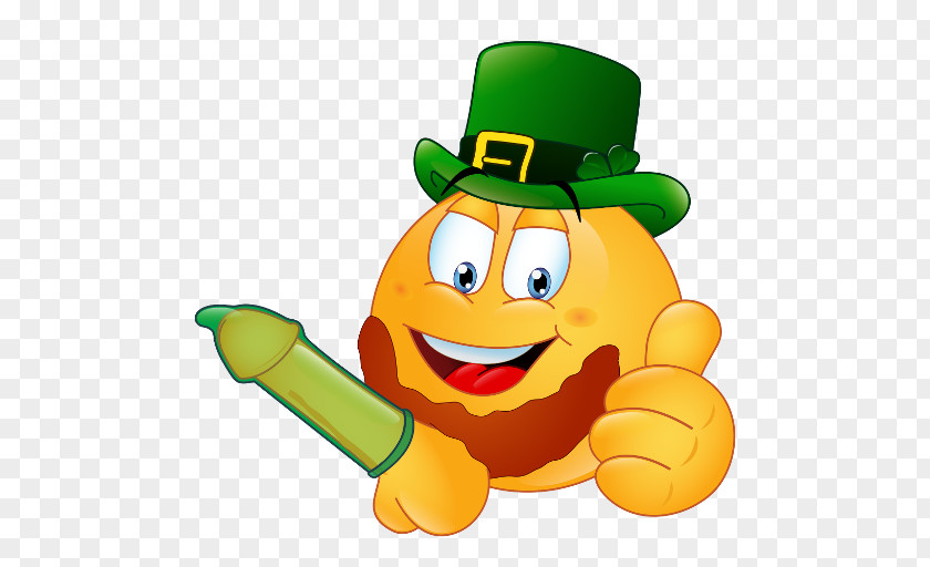 Emoji Emoticon Saint Patrick's Day Symbol Smiley PNG