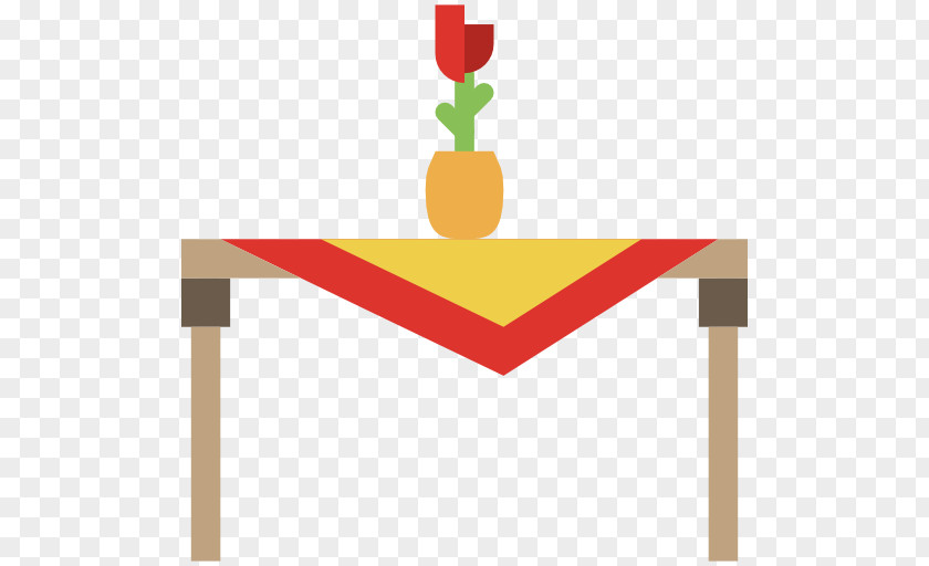Flowers On A Table Icon PNG
