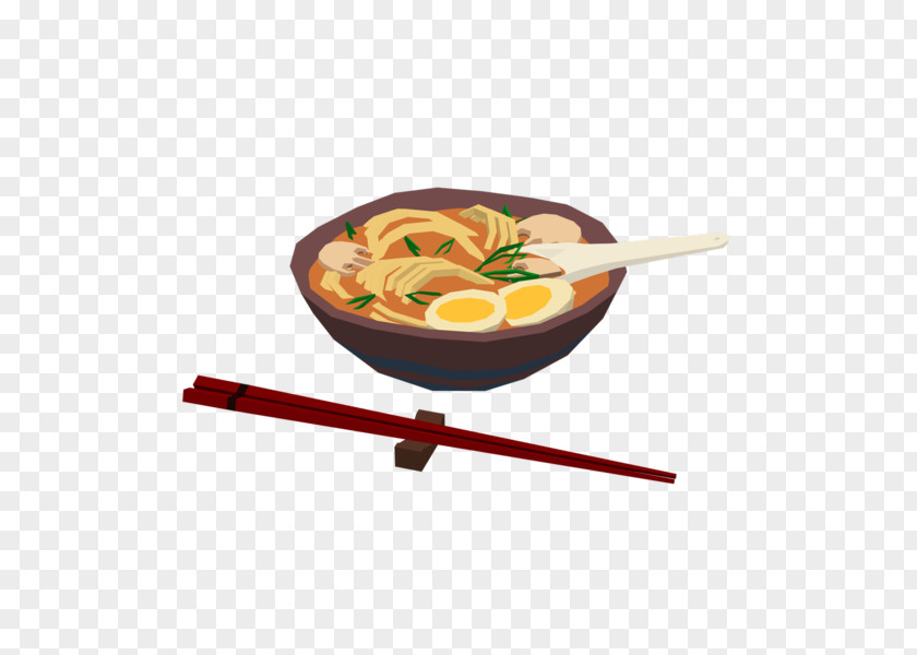 Handpainted City Asian Cuisine Chopsticks Noodle Soup Art PNG