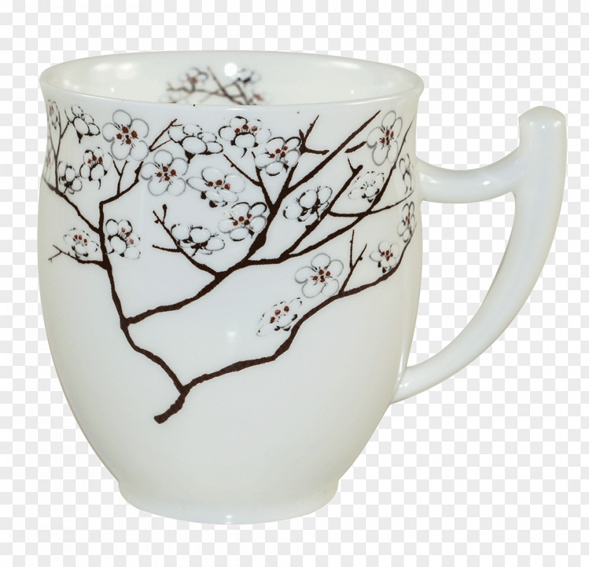 Chinese Tea Mug Coffee Cup Porcelain PNG