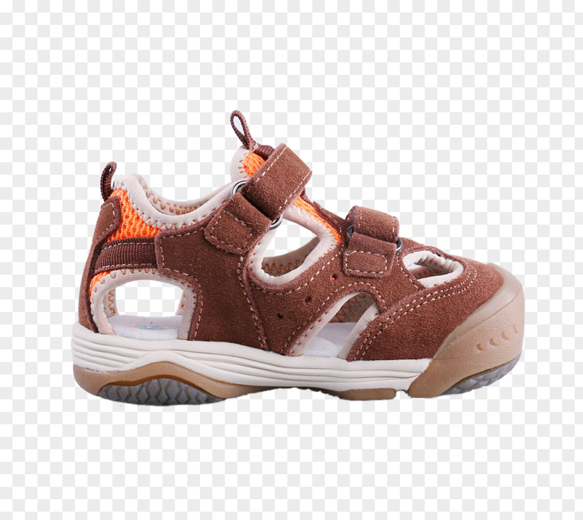 European Brown Baby Sandals Baotou Kick Function Europe Sandal PNG