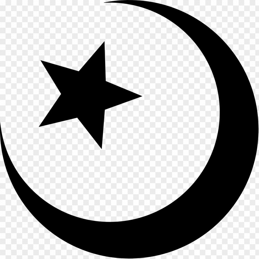Islam Symbols Of Star And Crescent Religion PNG