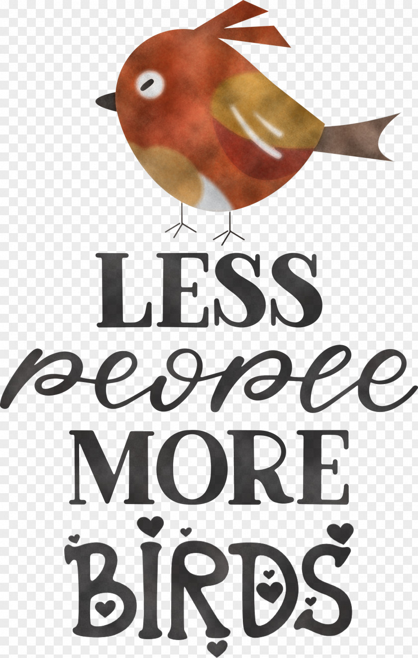 Less People More Birds PNG