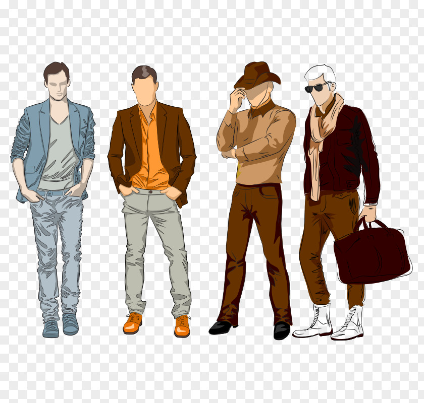 Model,character Fashion Model Royalty-free Illustration PNG