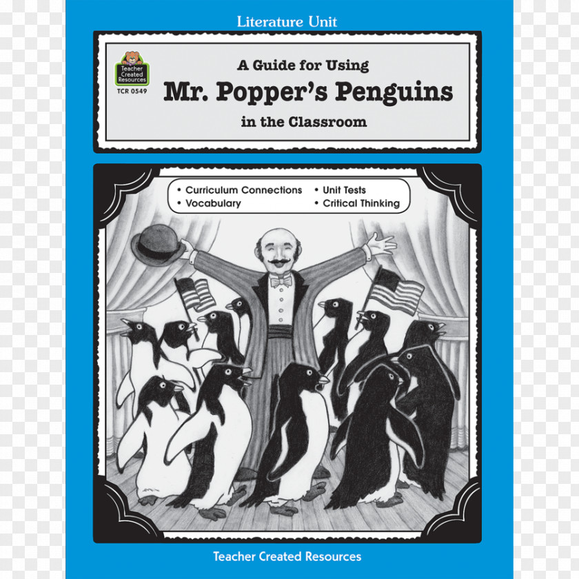 Mr Penguin Mr. Popper's Penguins Tom Popper Newbery Honor John Medal Novel PNG