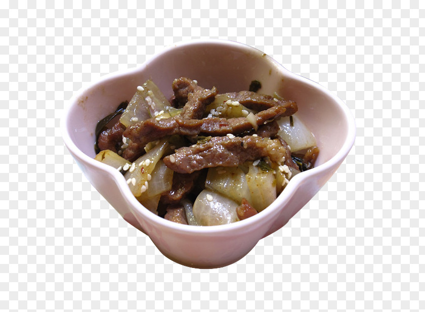 Pickled Onion Fried Beef Pepper Steak Ring Stir Frying PNG