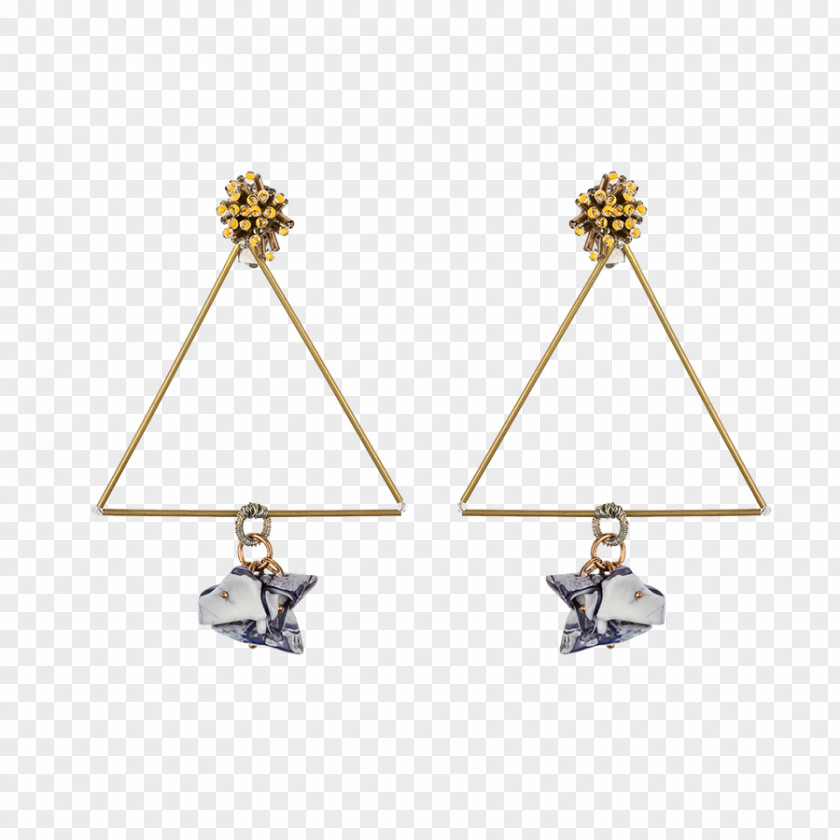 Beading Pennant Earring Body Jewellery Triangle PNG