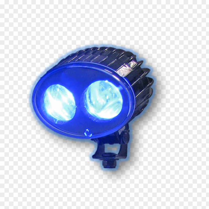 Blue Spot Light Forklift Headlamp Warehouse PNG