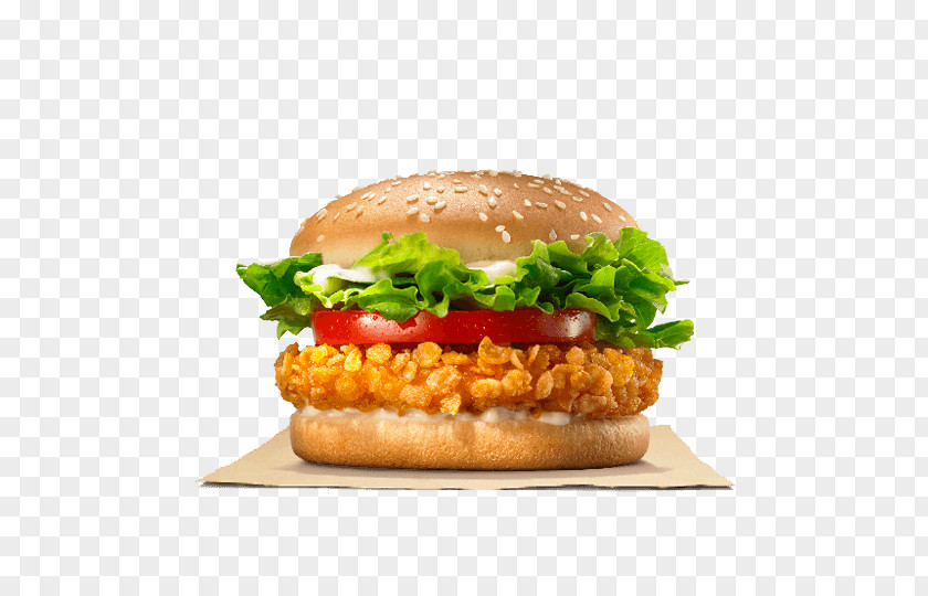 Chicken Crispy Sandwich Fried Hamburger Junk Food PNG