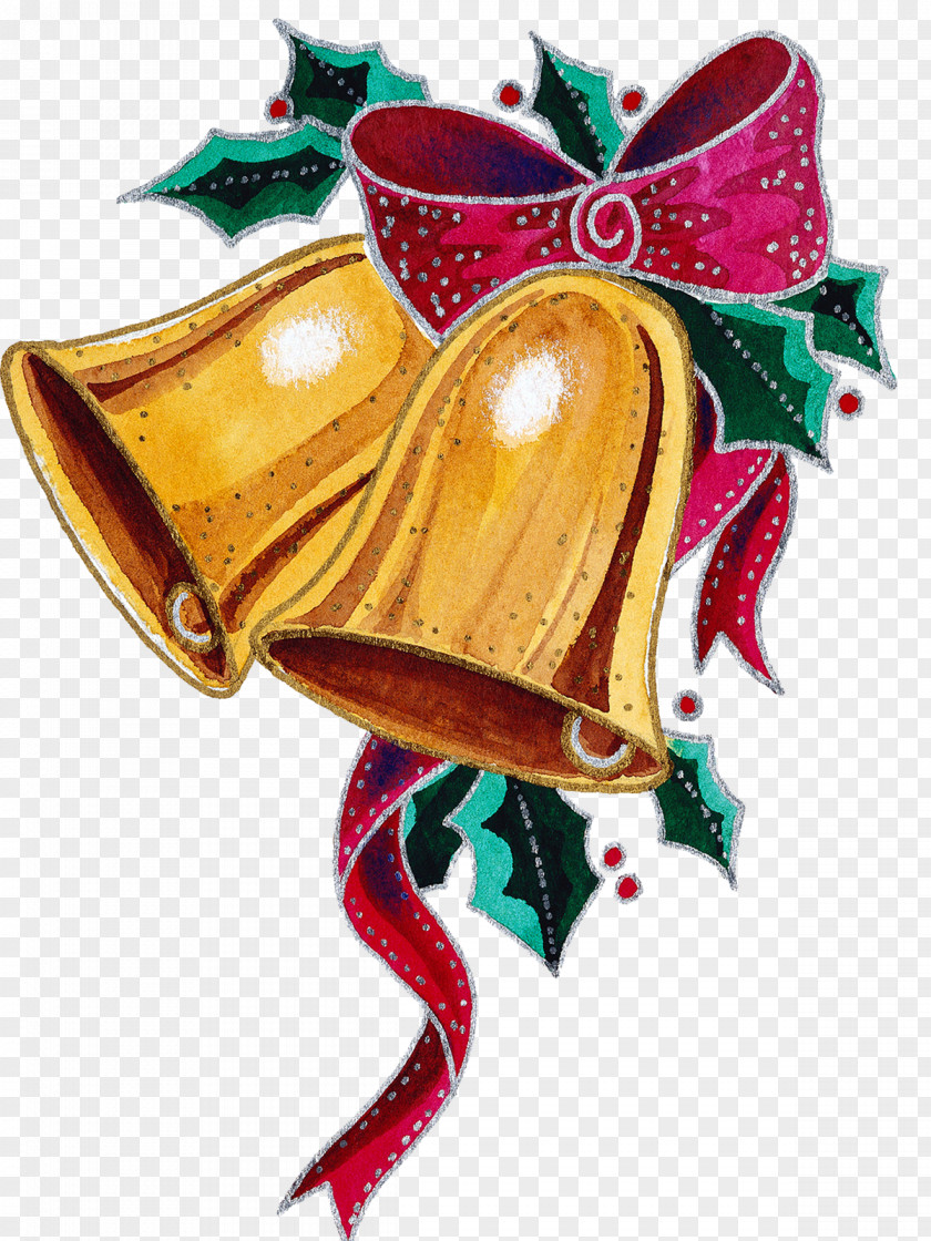 Christmas Bells Decoration Santa Claus Jingle Bell PNG