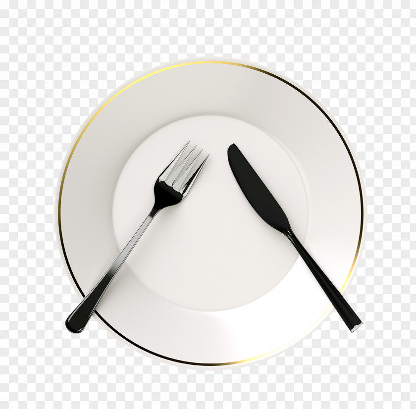 Hotel Tableware Picture Fork Plate PNG
