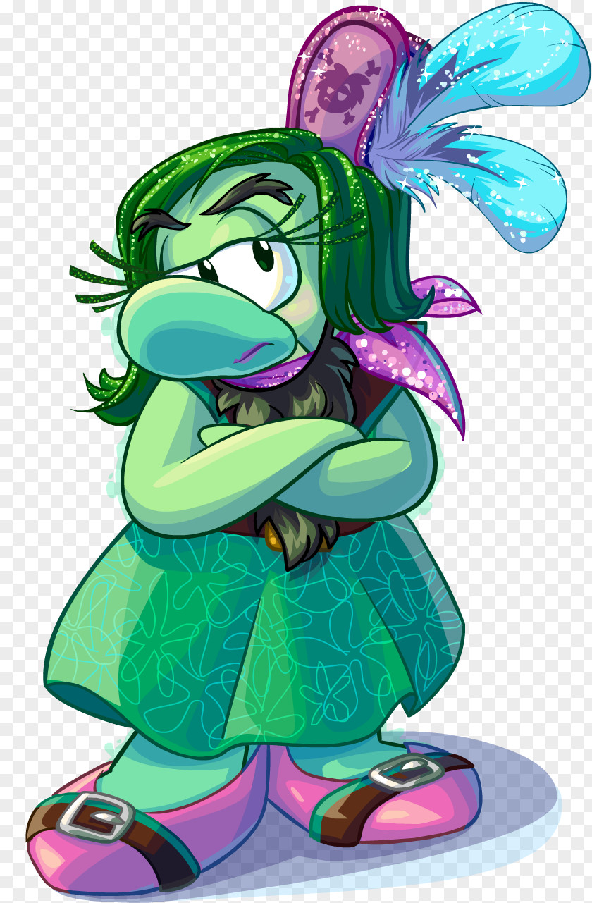 Inside Out Club Penguin Bing Bong Disgust PNG
