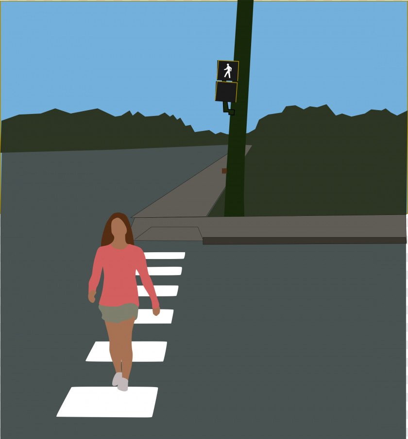 Intersection Cliparts Pedestrian Crossing Clip Art PNG