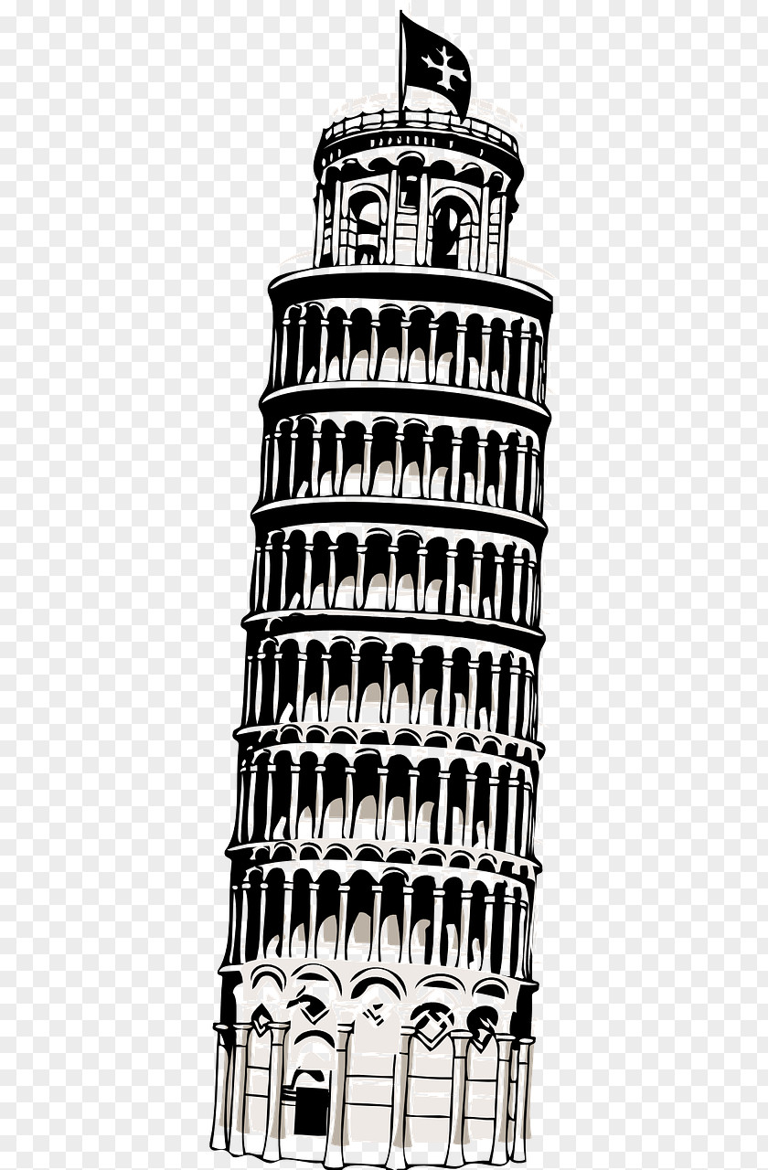 Pisa Tower Leaning Of Eiffel Clip Art PNG