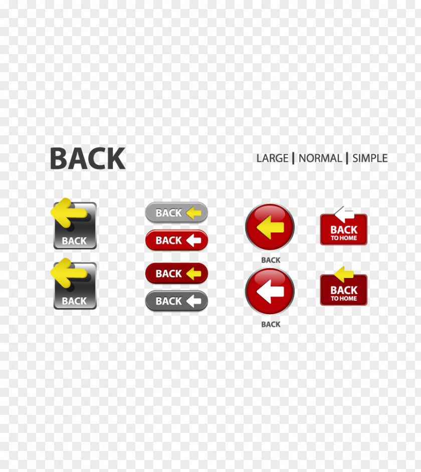 Red Arrow Tag Page Icon PNG