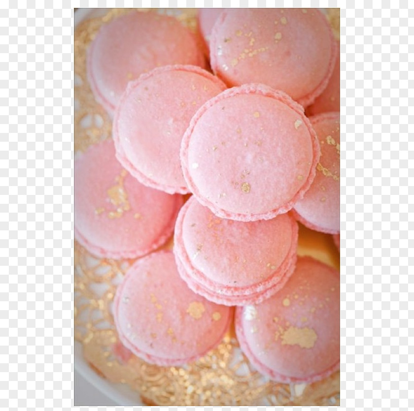 Theme Wedd Gold Pink Wedding Macaroon Baby Shower PNG