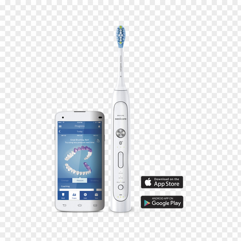 Toothbrush Electric Philips Sonicare FlexCare Platinum Dentist PNG