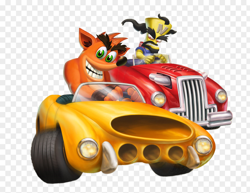 Car Crash Tag Team Racing Bandicoot: The Wrath Of Cortex Twinsanity Art PNG