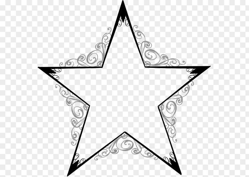 Fancy Star Clip Art PNG