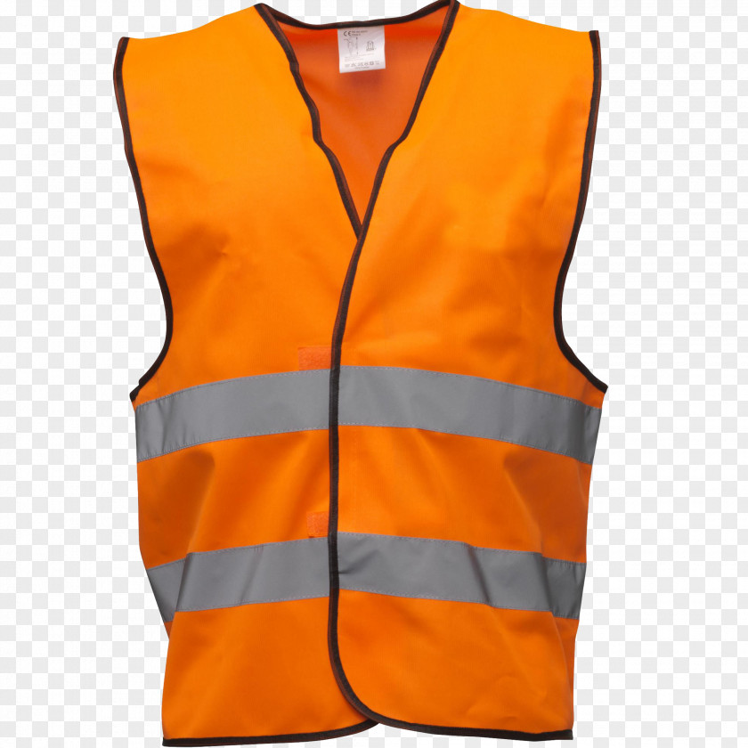 Orange Armilla Reflectora High-visibility Clothing Gilets PNG