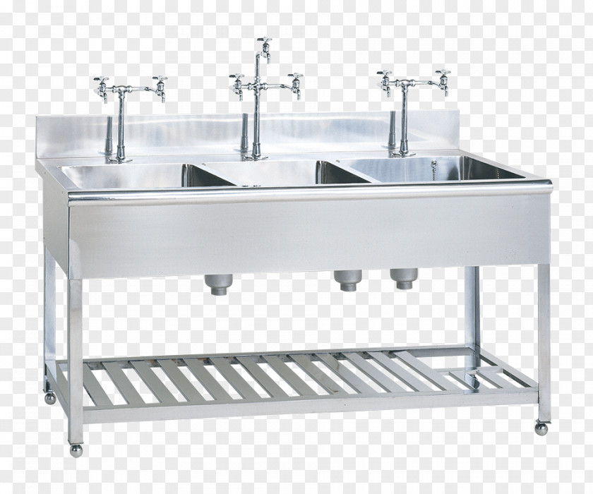 Sink Kitchen Stainless Steel Laboratory Business PNG