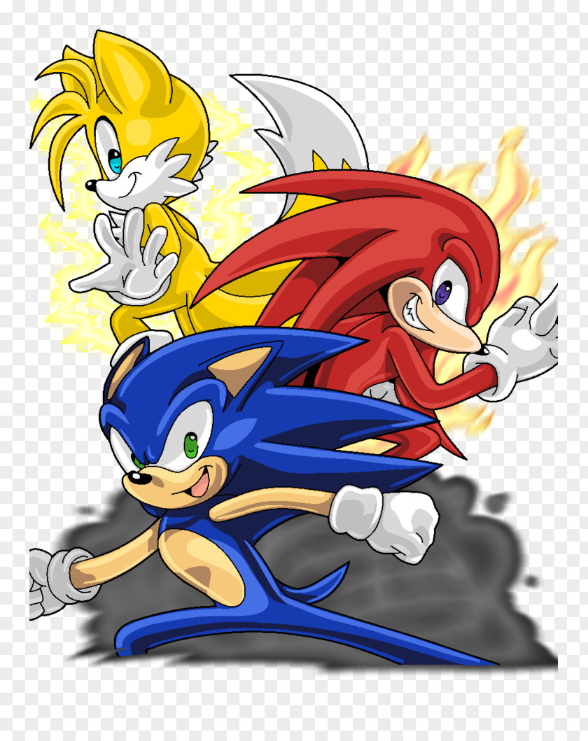 Sonic Heroes Mania The Hedgehog 2 Tails Drawing PNG