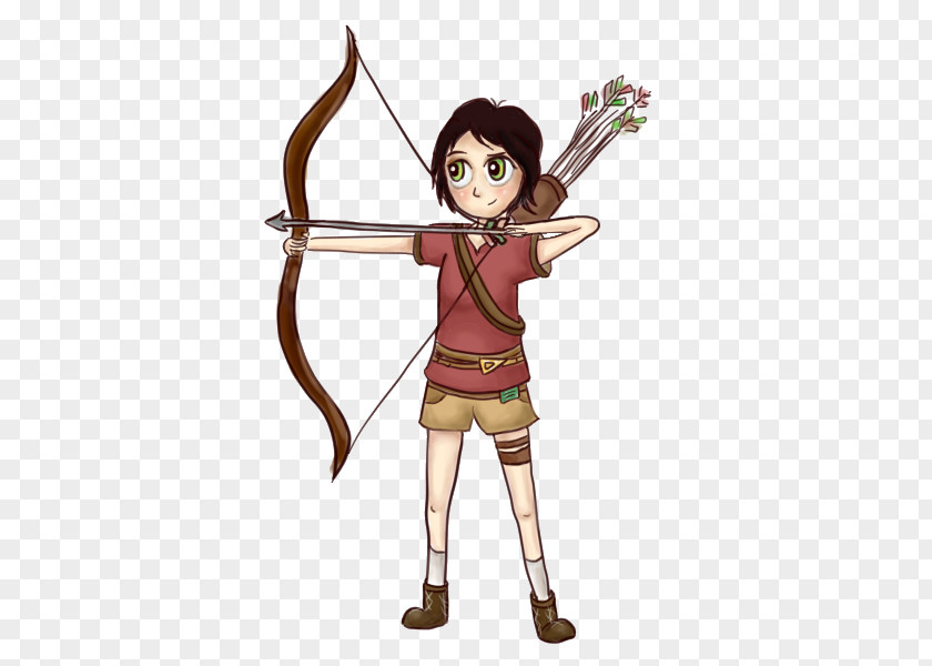 Spear Longbow Bowyer Cartoon Ranged Weapon PNG